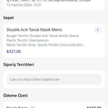 McDonald's Siparişte Gecikme Ve Ulaşılamama