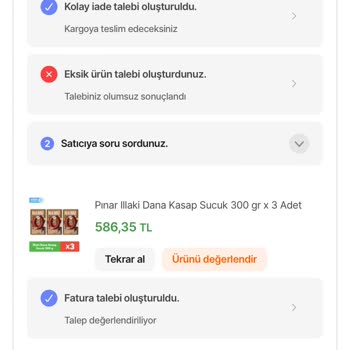 Pınaronline Eksik Ürün Umursamazlığı