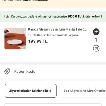 Karaca Züccaciye Karaca Eksik Ürününün Telafisini Yapamıyor