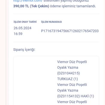 Viemor.com Sipariş Hala Gelmedi Kargo Şikayetçiyim