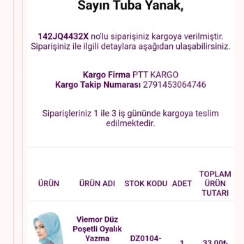 Viemor.com Sipariş Hala Gelmedi Kargo Şikayetçiyim