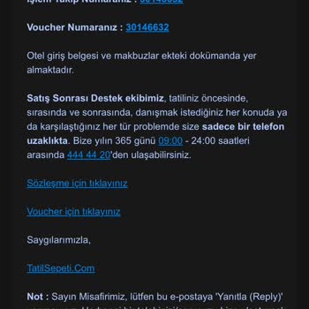 Tatilsepeti, 1 Ay Önce Almış Olduğum Bayram Rezervasyonumu İptal Etti