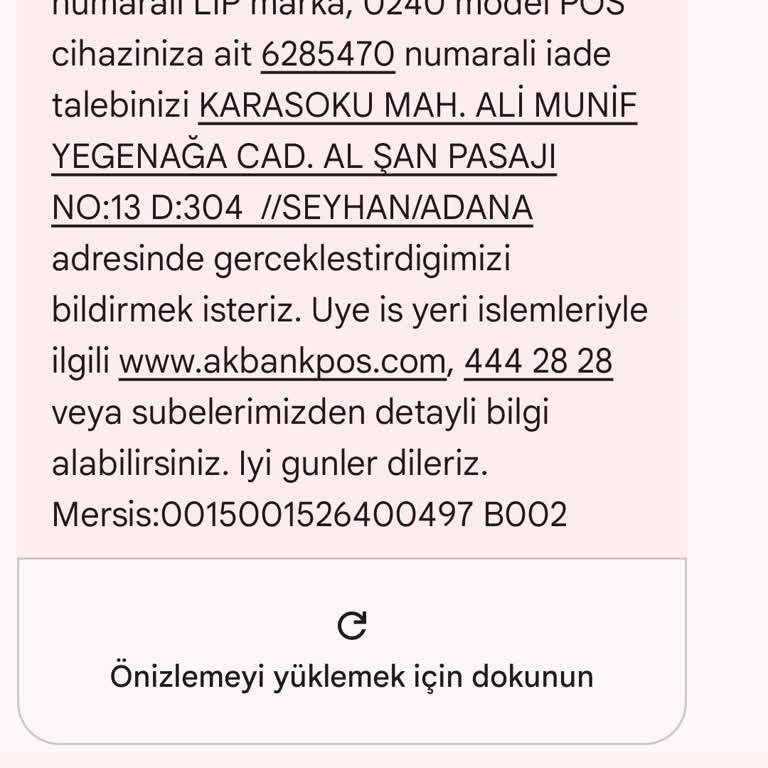Akbank Kayıp Pos Ücreti İadesi