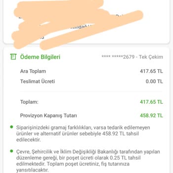 Trendyol GO Ve Yunus Market Örnek Şubesi Mağduriyeti