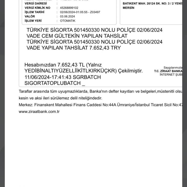 Ziraat Bankası Türkiye Sigorta Konut Sigortası İptali