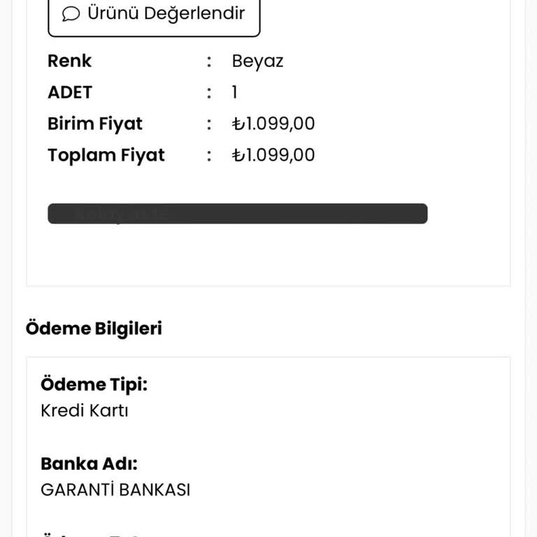 Evofone Online Satış Güvensizliği
