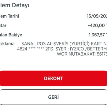 Betterme İzinsiz Para Çekimi