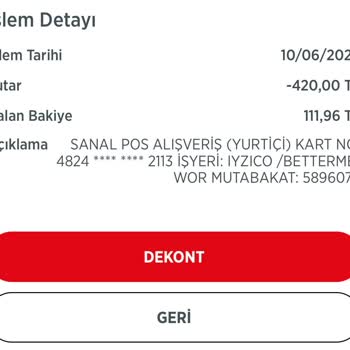 Betterme İzinsiz Para Çekimi