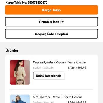 Modanisa Überzahlung bei Pierre Cardin Taschen - Lösung erforderlich