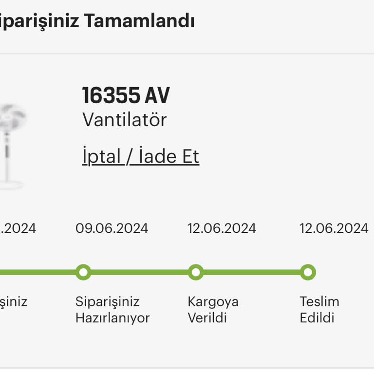 Arçelik Teslim Edildi Ama Teslim Edilmeyen Sipariş