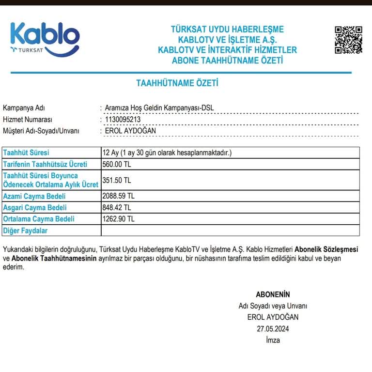 Kablo Net Nakil Başvuru Vurdum Duymazlık