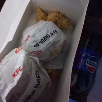 KFC Eksik Ürün Gönderdi