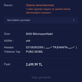 Midasbuy Paramı Vermiyor 2700 Lira