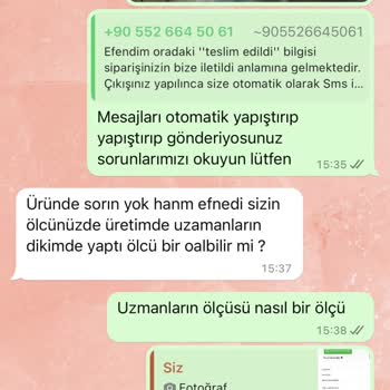 Stilzade Moda Ürünün Açıklaması Birbirini Tutmuyor İade Kabul Etmiyor
