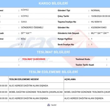 Sorumsuz Aras Kargo Saka Şubesi Kargomu Getirsin Artık