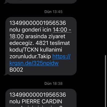Kargomsende Kargomun Bana Ulaştırılmaması