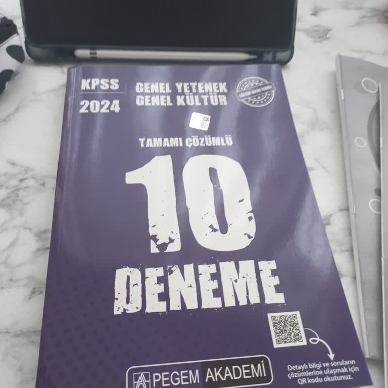Pegem Deneme Çözüm Kitapçığı