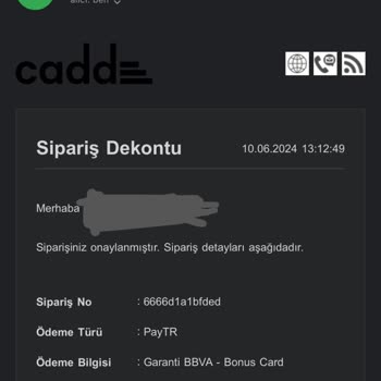 Caddstore Siparişim Ortada Yok