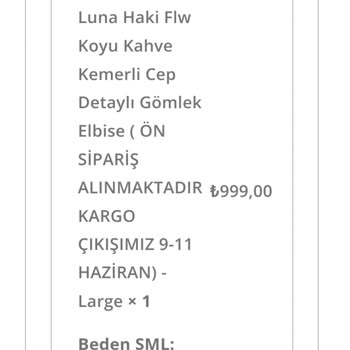 Pelin Şenoğlu Ürünü Kargoya Vermesi