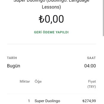 Duolingo Testphase unangekündigte Abbuchung ohne Erinnerung - Geld nicht zurück