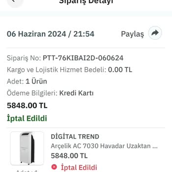 Epttavm Stok Olmayan Ürün Satıyor