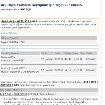 THY Personeli Yanlış İşlem Yapma