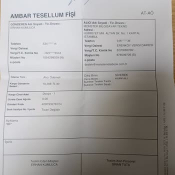 Monster Bilgisayar Hatalı Ürün Tedariği
