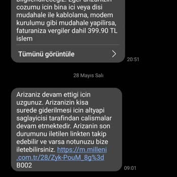 Millenicom Muhatap Bulamıyorum Onaysız Ücretler Yansıtılıyor