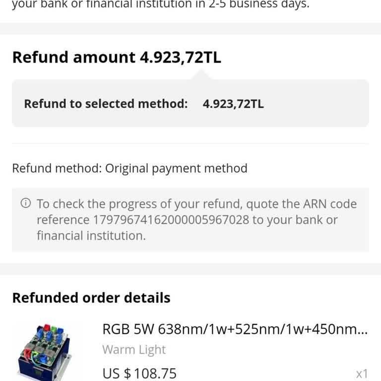 Garanti Bankası Para İadesi