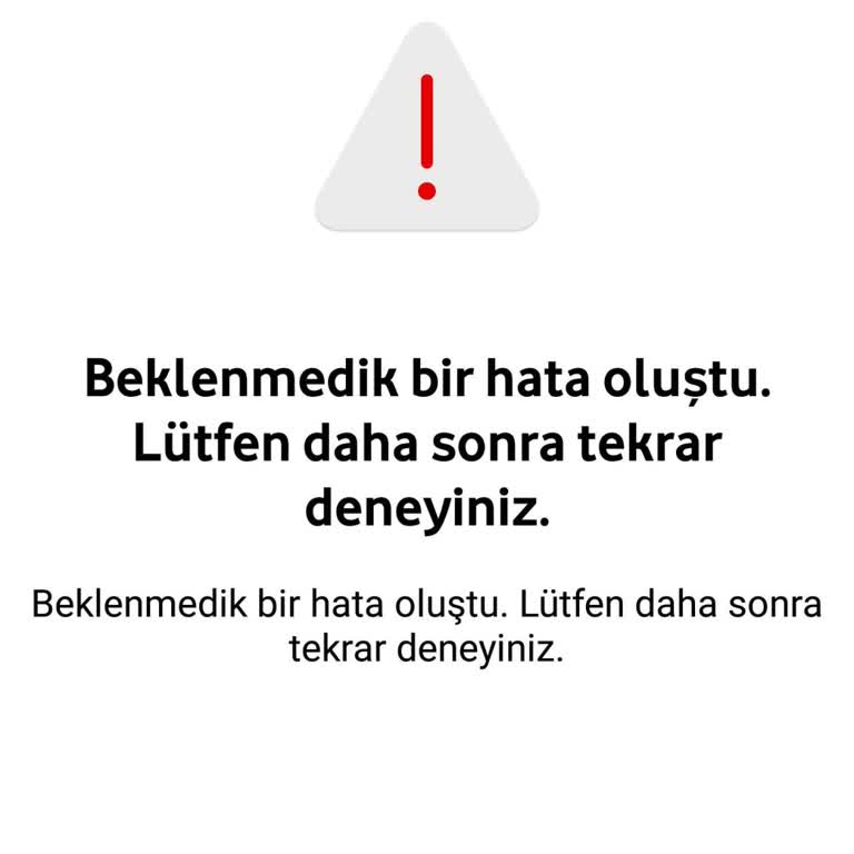 Vodafone Yanımda Uygulamasındaki Aksaklıklar