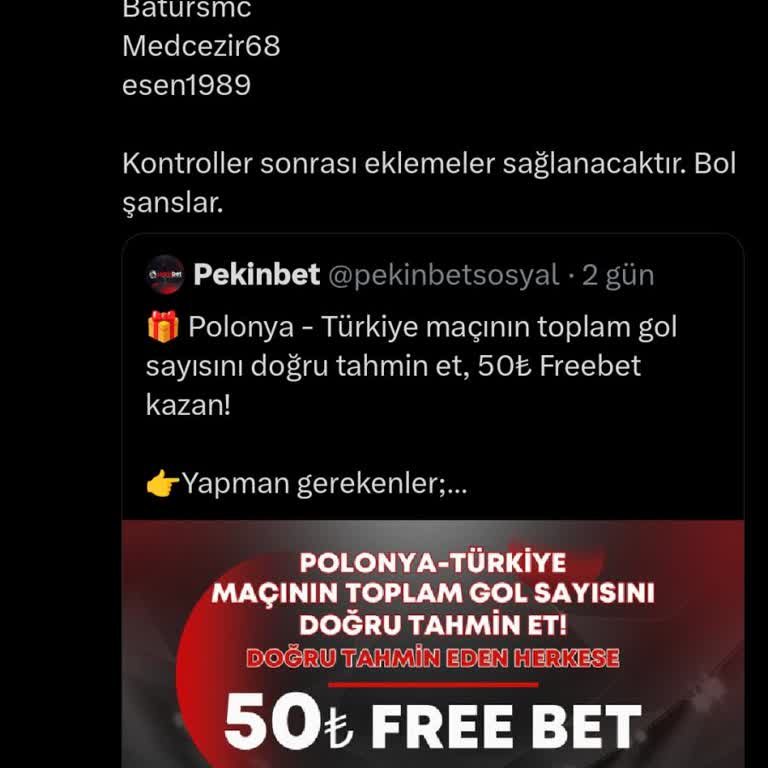 Pekinbet 50 TL Mi Vermedi