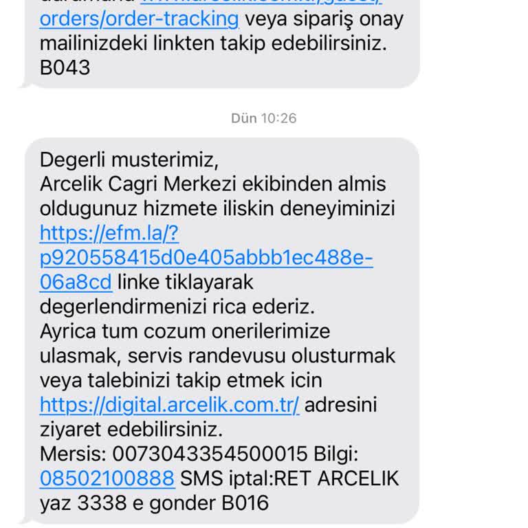 Arçelik Ac 7030 Tedarik Sorunu