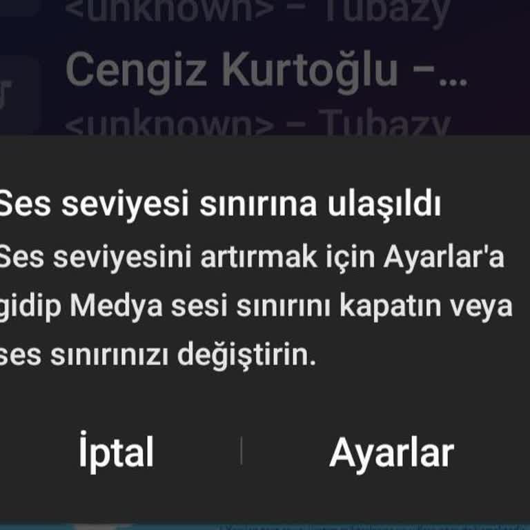 Samsung Telefonda Medya Ses Sınırı Pin Unutma