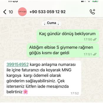 Elif Özoğlu Collection Katmerli İade Ücreti / Kendi Mağduriyetleri
