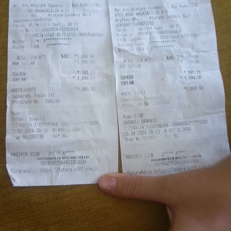 A101 Ürün Teslimatı Ve Müşteri Ye İlgisizlik