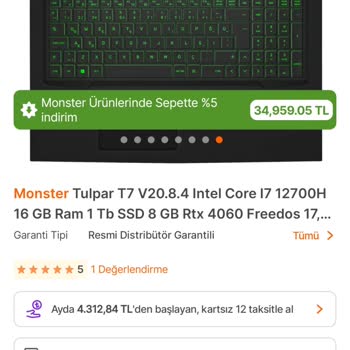 Hepsiburada'dan Aldığım Ürün Daha Elime Geçmeden %5 Fiyatı Azaldı