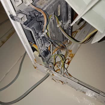 Profilo Çamaşır Makinesi İçindeki Hortum Çıkması Sonucu Yandı