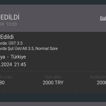 Sekabet Pişmanlıktır. Bir Daha Bulaşmam