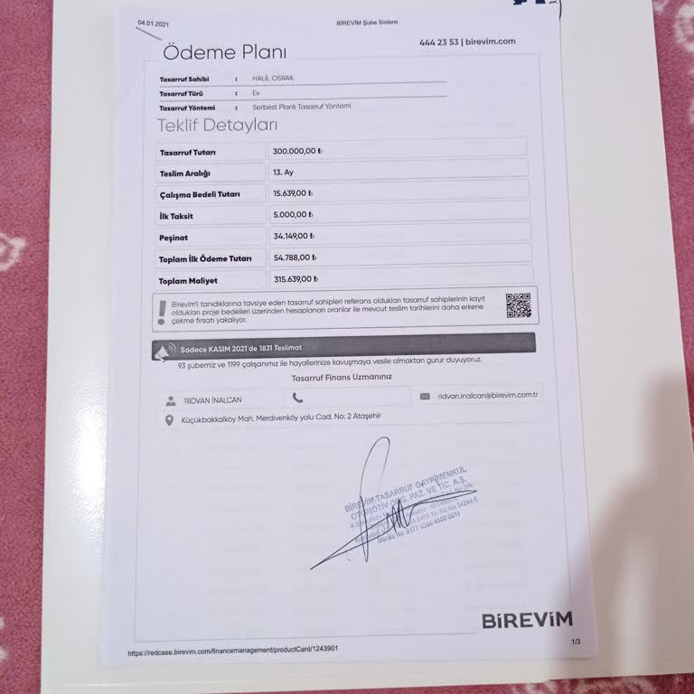 Birevim Pişmanlıktır. Ev Sahibi Değil Dert Sahibi Oldum.