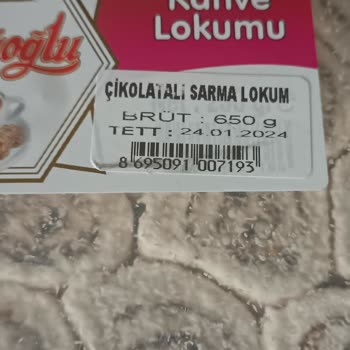 Güldüoğlu Şekerleme Lokum Aldık Tarihi 6 Ay Geçmiş
