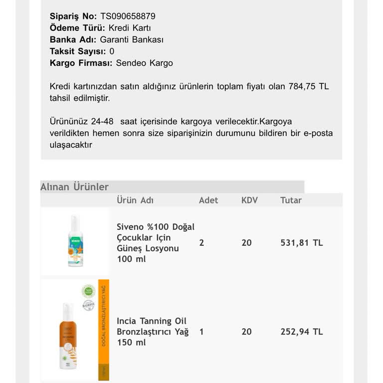 Evdeeczane Sitesi Ürünümü Daha Kargoya Vermedi