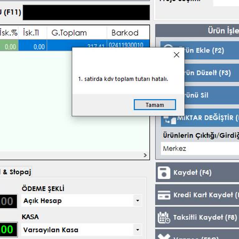 Bilsoft Yazılım Bilsoft Ön Muhasebe Bitmeyen Hatalar Silsilesi!