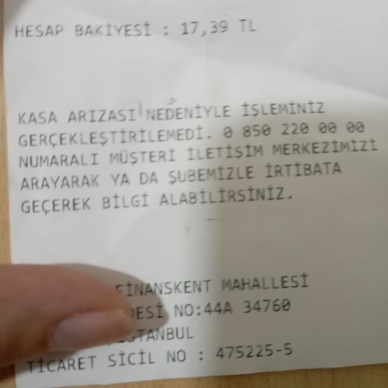 Halkbank ATM'si Paramı Vermedi