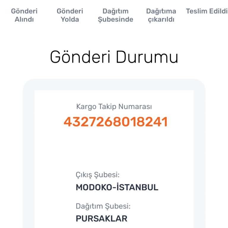 Modoko/ İstanbul Aras Kargo Şubesi Pişmanlıktır