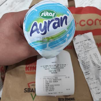 Popeyes'ten Aldığım Kids Menü