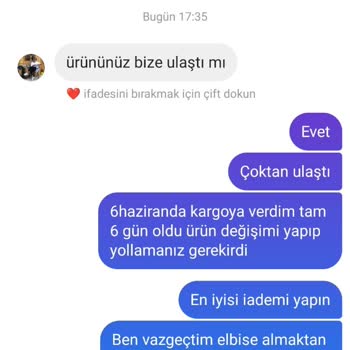 Butik Trent Yanlış Beden Ve Kesik Etiketli Ürün, İade Sorunu Ve İletişimsizlik