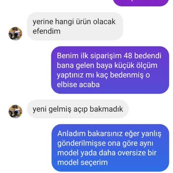 Butik Trent Yanlış Beden Ve Kesik Etiketli Ürün, İade Sorunu Ve İletişimsizlik