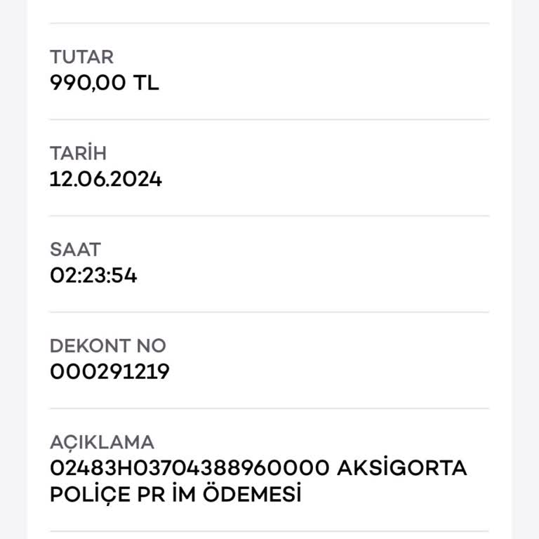 Akbank Aksigorta Poliçe Prim Ödemesi