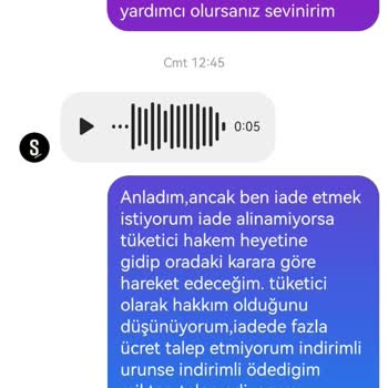 Shopier Yırtık Gelen Ayakkabıda İade Talebimi Kabul Etmiyor