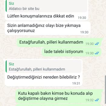 Egetim Online Egetimonline.com Dan Aldığım Piller Sayı Olarak Siteden Farklı Geldi